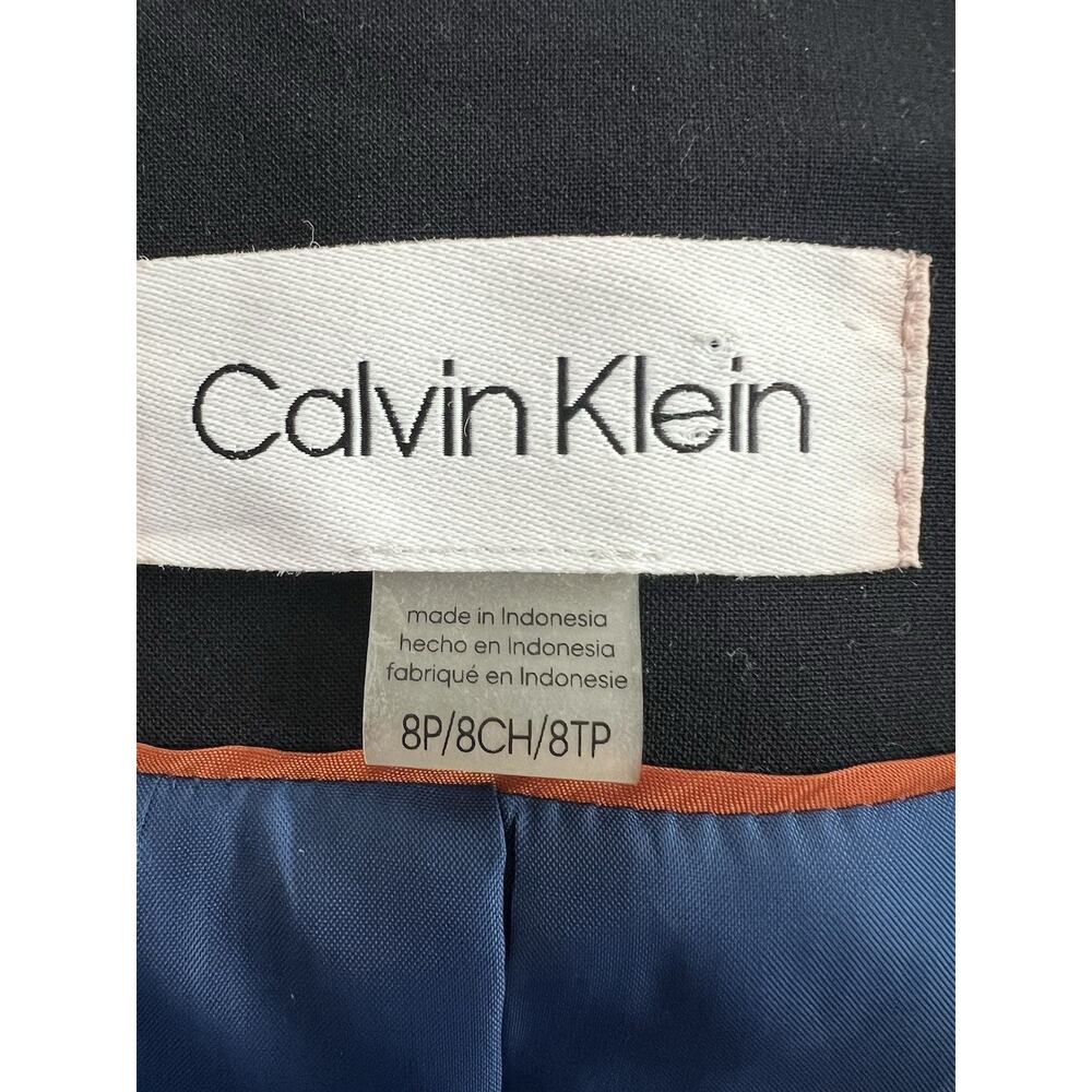 CALVIN KLEIN Glen Plaid Careerwear Classic Blazer Jacket - Picture 9 of 11